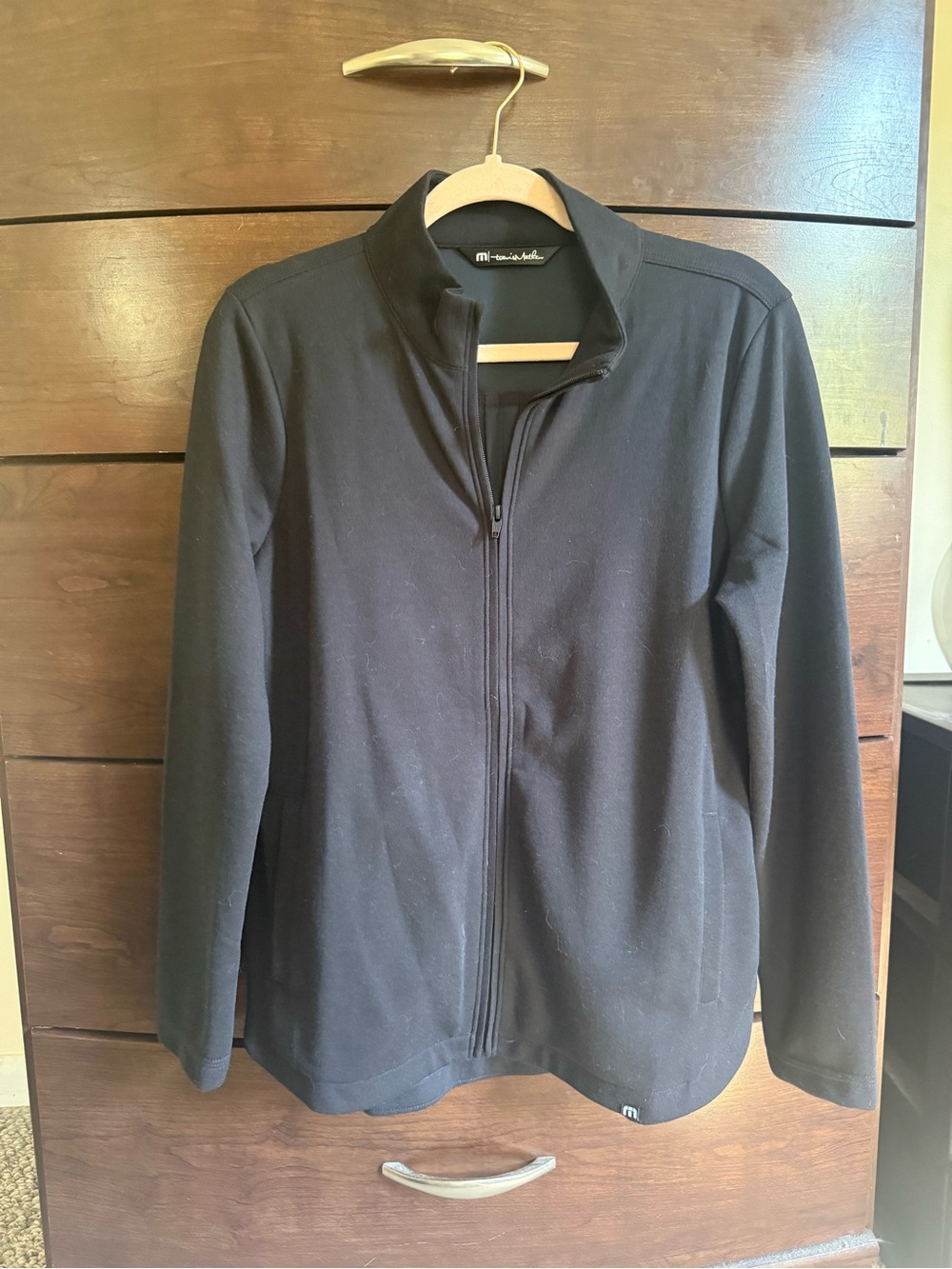 Travis Mathew Women’s Black Lightweight Full-Zip Golf Jacket